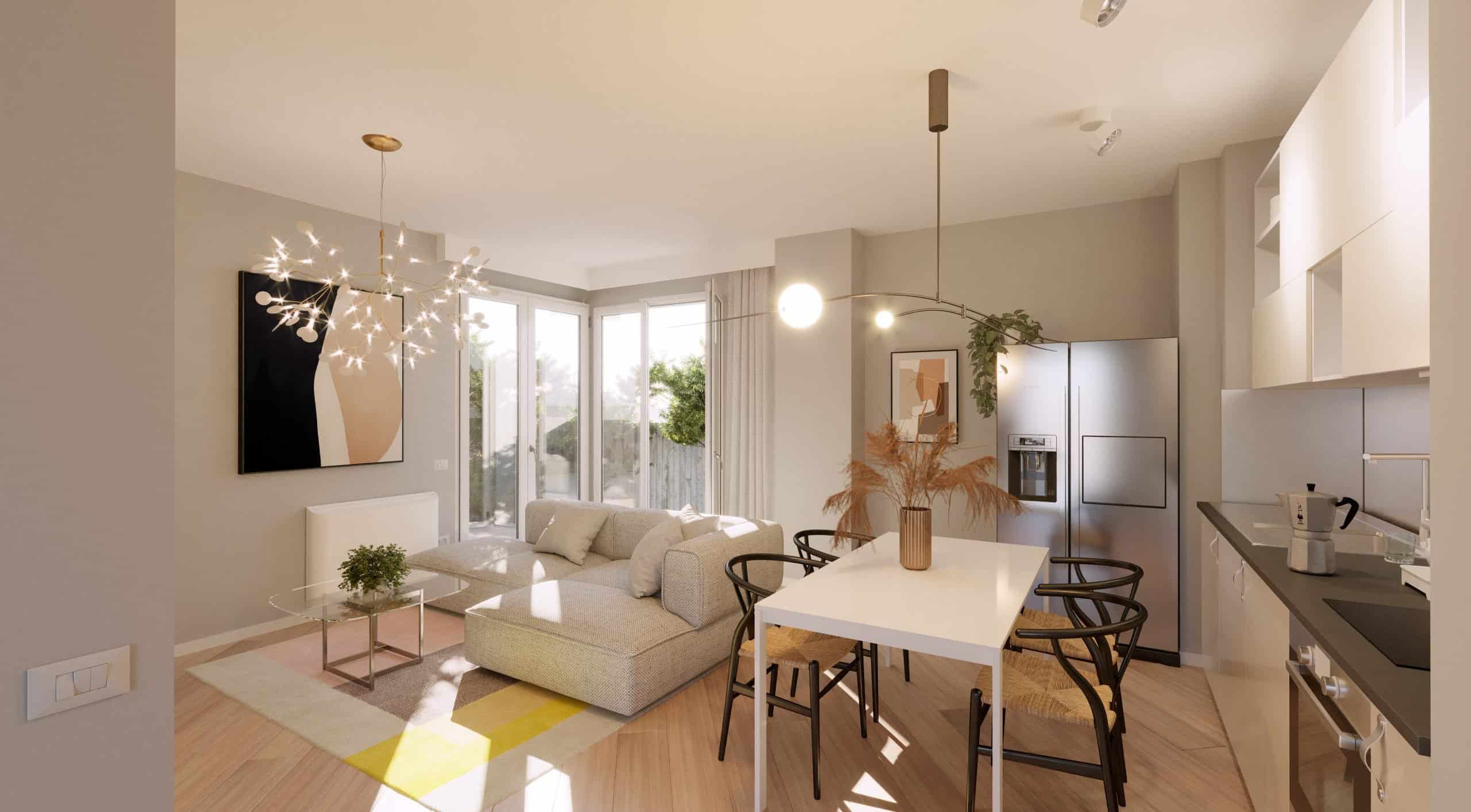 OSP.MAGGIORE AD.ZE-VIA GIL EVANS-(VENDESI APPARTAMENTO CON GIARDINO NUOVO DA IMPRESA IN CLASSE A).